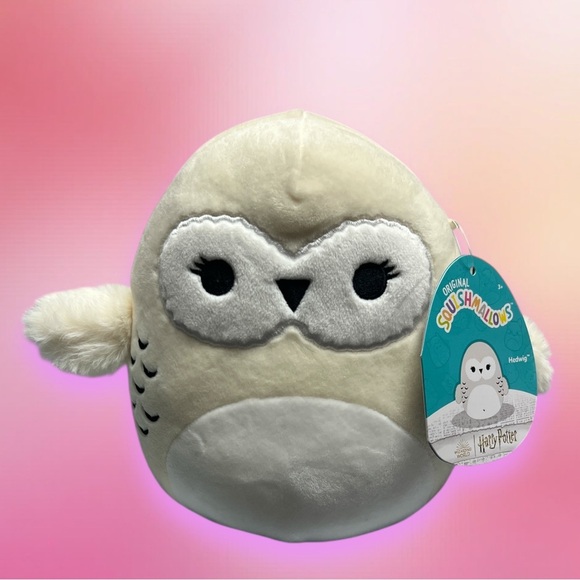 Squishmallows Harry Potter Hedwig the Owl White 8” - Picture 1 of 10